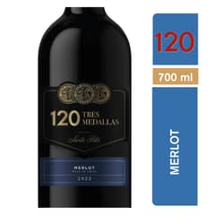 3 MEDALLAS - Vino Tinto Merlot Varietal