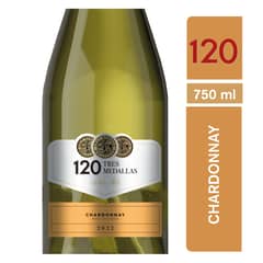 3 MEDALLAS - Vino Blanco Chardonnay Varietal