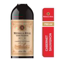MEDALLA REAL - Vino Tinto Cabernet Sauvignon Gran Reserva 14° 750 cc