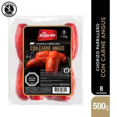 LA PREFERIDA - Chorizo Parrillero Angus 8 Un