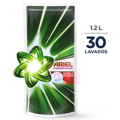 ARIEL - Detergente Líquido Concentrado Doble Poder 1,2L