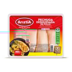 ARIZTIA - Pechuga de Pollo Deshuesada Ariztía 850 g