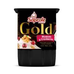 SOPROLE - Yoghurt Gold Trozos Nueces y Cranberries