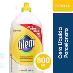 BLEM - Cera Líquida Pisos Blem Porcelanato Incoloro 800 ml