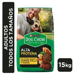 DOG CHOW - Alimento para Perro Adulto Alta Proteína 15 Kg