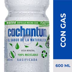 CACHANTUN - Agua Mineral con Gas 600 ml