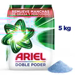 ARIEL - Detergente en Polvo Doble Poder 5kg