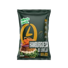 MINUTO VERDE - Hamburguesa Vegetal de Lentejas 100 g