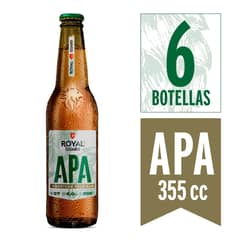 ROYAL GUARD - Sixpack Cerveza Royal Guard Apa American Pale Ale Botella 6° 6 x 355 ml