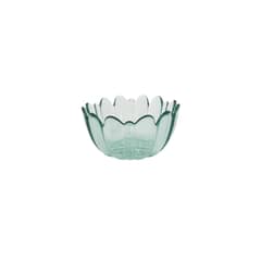 CASA JOVEN - Bowl Flor Vidrio Turquesa