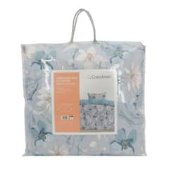 CASA JOVEN - Cubrecama Vera Estampado Menta 1.5 Plaza