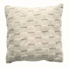 CASA JOVEN - Cojin Deco Sherpa Taupe 45X45Cm