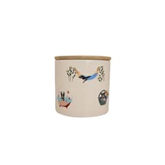 PET FLOWERS - Container Tapa Bamboo 500 ML Pet Flowers