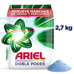 ARIEL - Detergente en Polvo 2.7 Kg