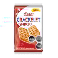 COSTA - Pack Galletas Crackelet 6 x 22.8 g