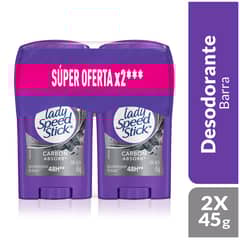 LADY SPEED STICK - Pack Desodorantes en Barra Carbon Absorb Stick 2 x 45g
