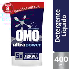 OMO - Detergente Líquido Concentrado Omo Doypack 400 ml