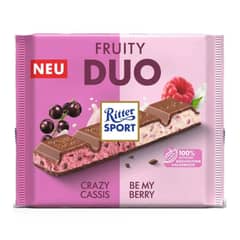 RITTER SPORT - Chocolate en Barra Frutal Duo 218 g